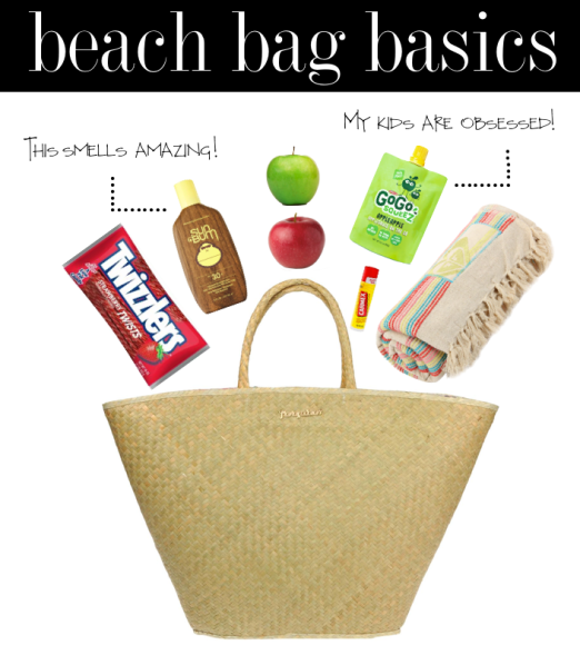 beach bag basics.
