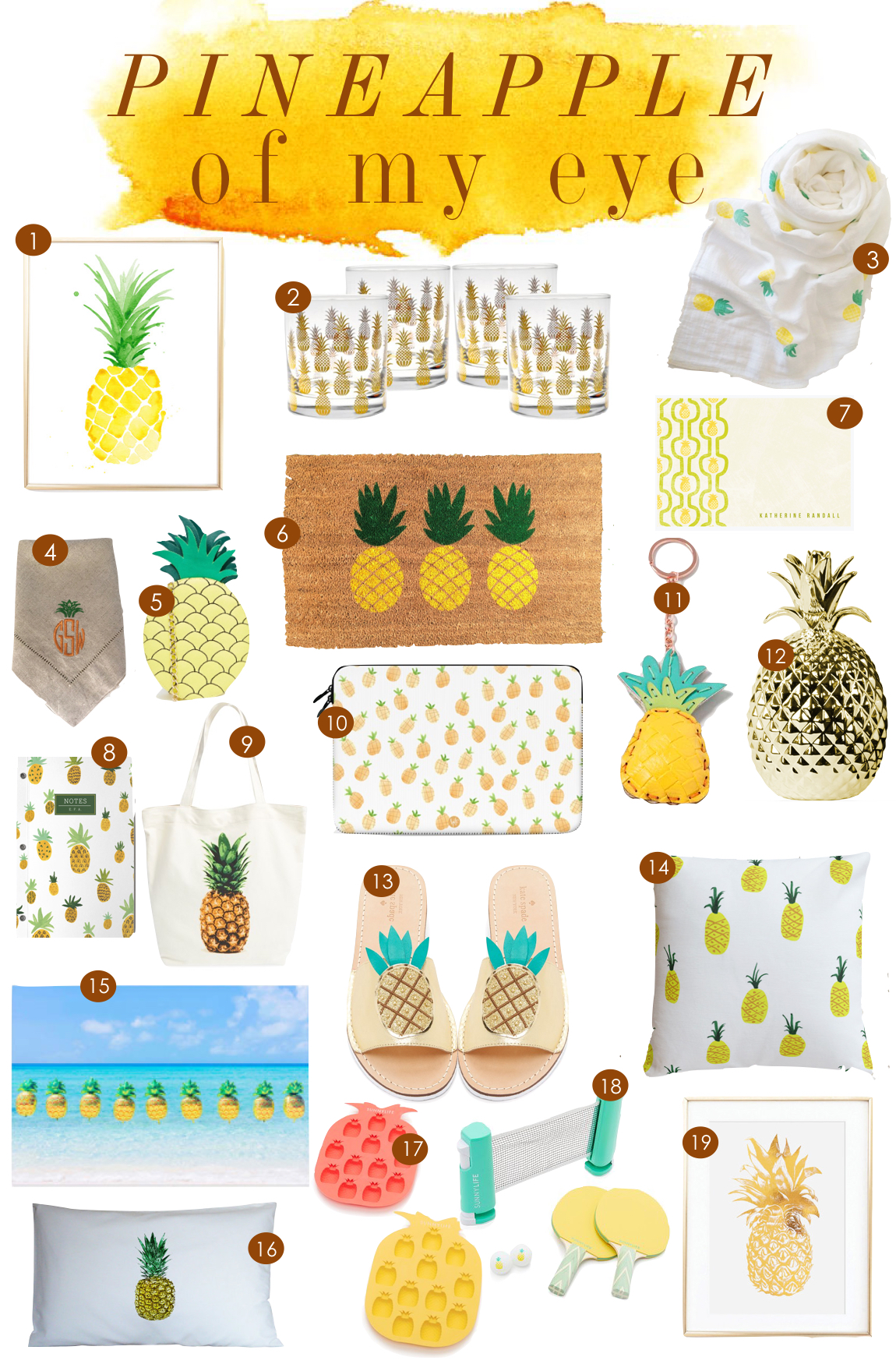 Pineapples  |  Kiki's List