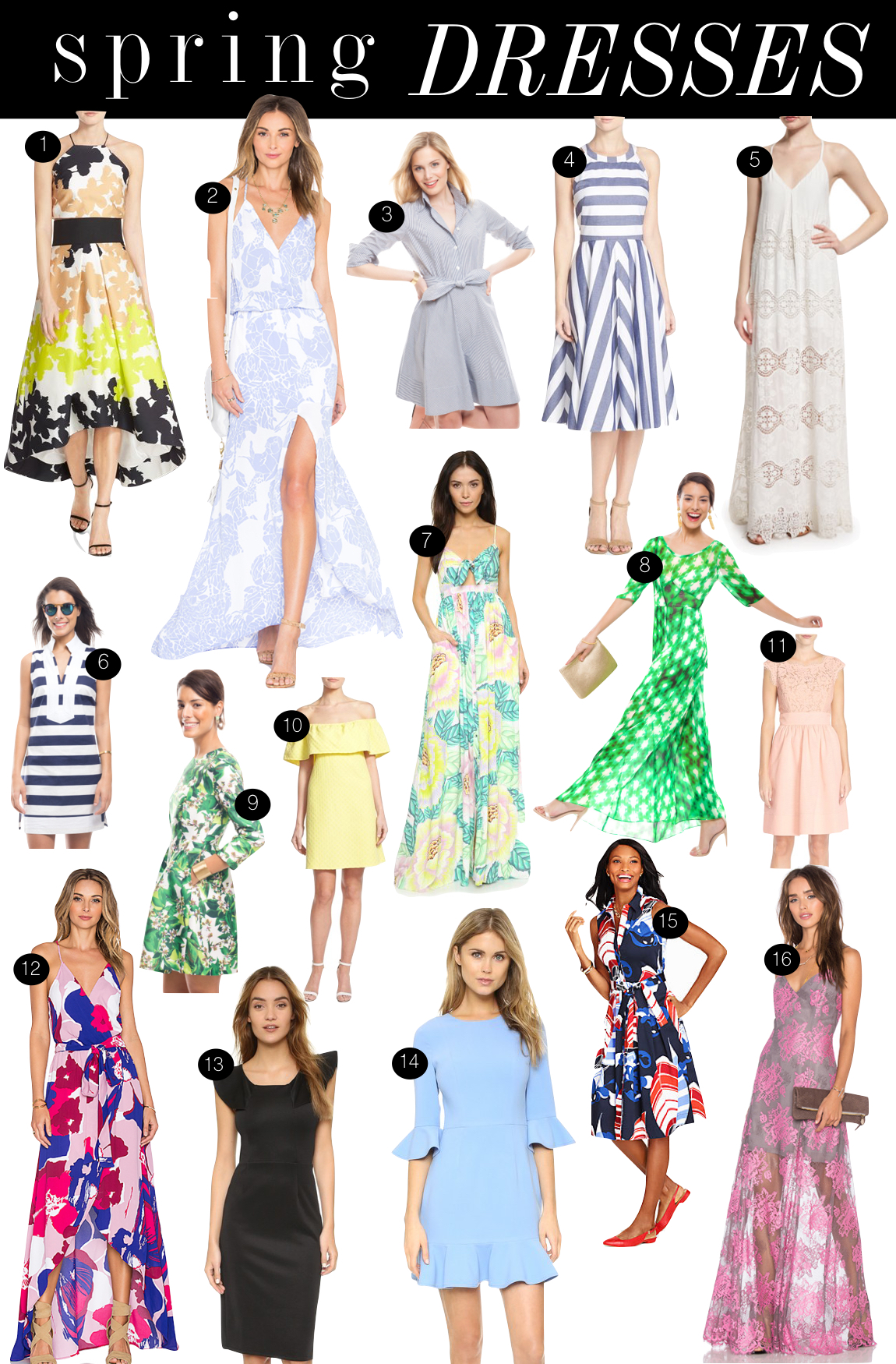 Spring Dresses. | Kiki's List